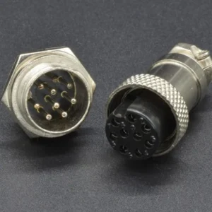 7pin gx16 panel mount connector